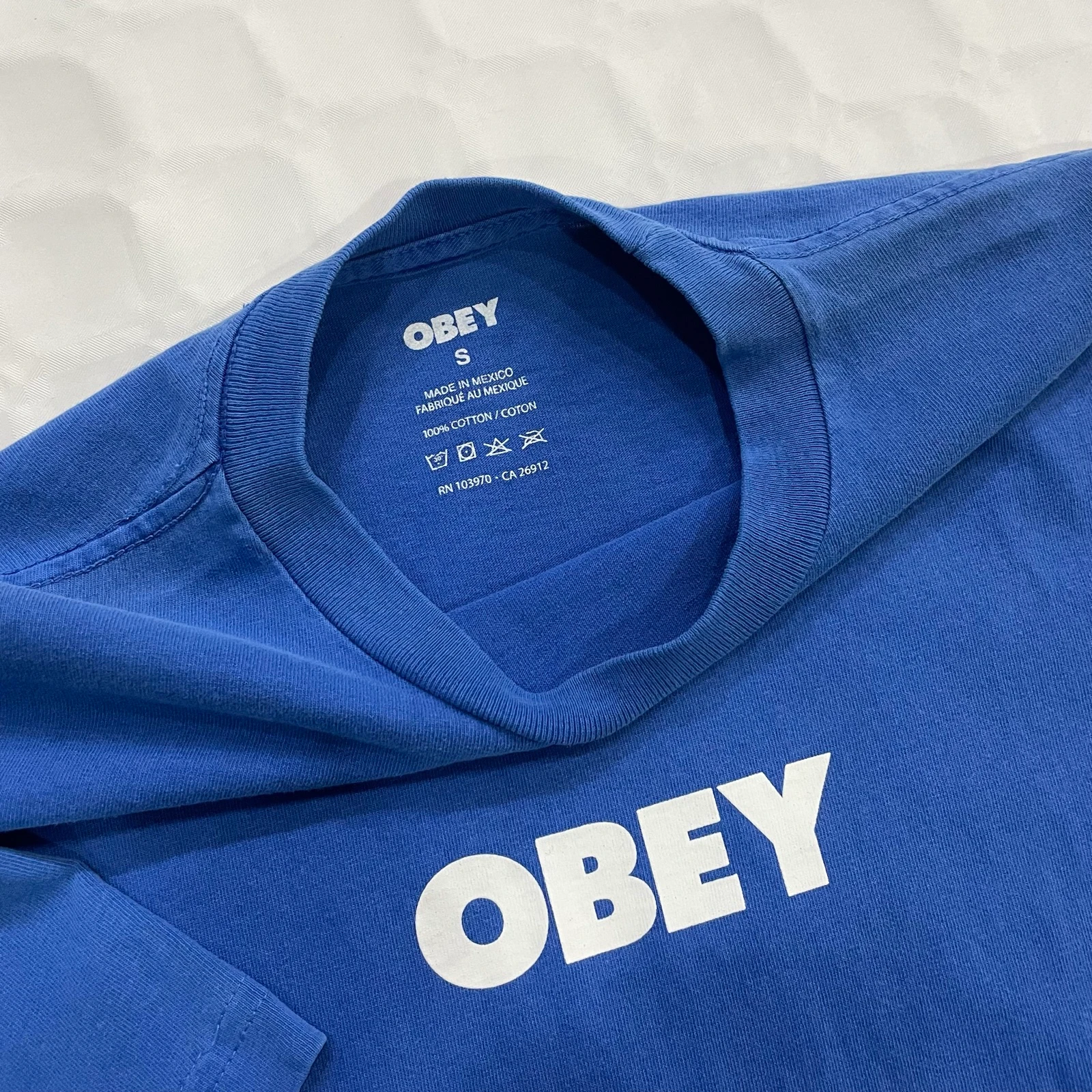 Obey Bold Logo Tee (indigo) Shirt – photo 2